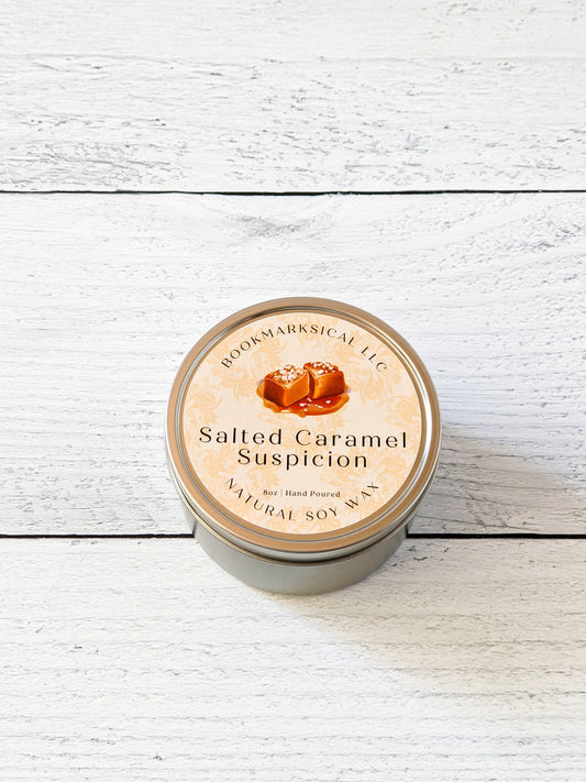 Salted Caramel Suspicion Soy Candle - Large