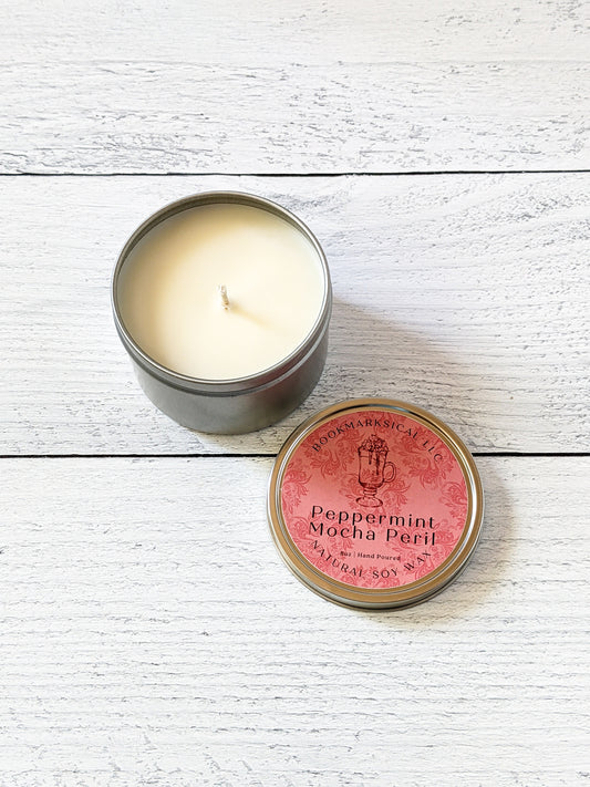 Peppermint Mocha Peril Soy Candle - Large